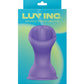 Luv Inc. Mouth & Tougue Suction Cup Vibrator - Purple