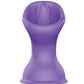 Luv Inc. Mouth & Tougue Suction Cup Vibrator - Purple