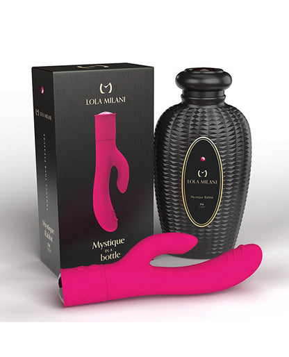 Lola Milani G Spot Vibrator | Mystique Rabbit Vibrator | Black Bottle Fuchsia Clit Vibrator | Best Vibrator for Women