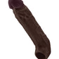 Shaft Model F Flexskin Liquid Silicone 7.8" Sheath - Mahogany