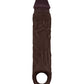 Shaft Model F Flexskin Liquid Silicone 7.8" Sheath - Mahogany