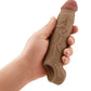 Shaft Model F Flexskin Liquid Silicone 7.8" Sheath - Oak