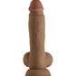 Shaft Model A Realistic Dildo | Oak Flexskin Liquid Silicone Dildo | 7.5" Dildo with Balls