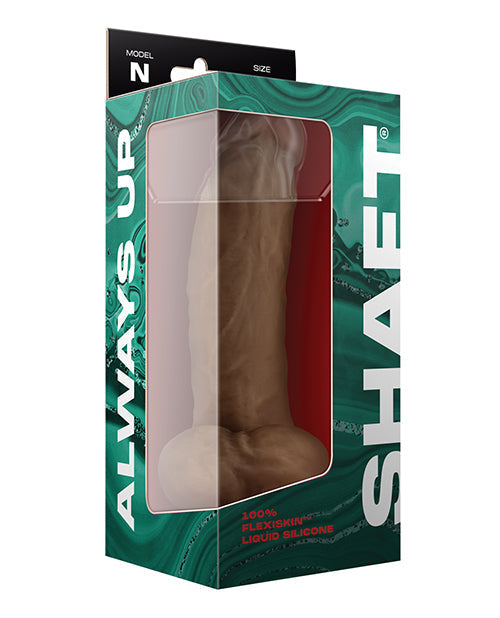 Shaft Model N Realistic Dildo | Flexskin Curve Silicone Dildo | Oak 9.5" Big Dildo with Balls