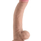 Shaft Model C Realistic Dildo | Flexskin Curved Silicone Dildo | Pine 9.5" Big Dildo with Balls