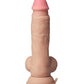 Shaft Flexskin Realistic Dildo | Pine Silicone Dildo | 7.5" Big Dildo | Vibrating Dildo with Balls