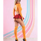 Play Mystery Mistress 6 pc Set - Orange/Red M/L