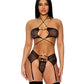 Pull My Strings Mesh Halterneck Bra w/