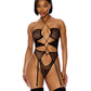 Pull My Strings Sheer Mesh Halterneck