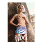 Vibes Plur Skater Skirt Iridescent M/L