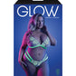 Glow Night Vision Glow In the Dark Bralette & Cage Panty QN