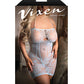 Vixen Heaven Sent Seamless Lace Dress w/Detachable Pearl Halter Strap - Blue QN