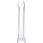 Glas 7" Big Dildo | Realistic Dildo Head | Glass Dildo | Hot Cold Clear Large Dildo