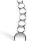 Glas 5" Big Dildo | Curved Borosilicate Glass Dildo | Beaded Hot Cold Realistic Dildo