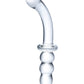 Glas 8" Big Dildo | Ribbed Realistic Dildo | G-Spot Glass Dildo | Large Dildo | Slimline Best Dildo