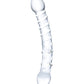 Glas Double Dildo | Trouble Glass Dildo | Clear Realistic Dildo | Best Dildo | Big Dildo | Large Dildo