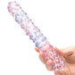 Glas 9" Big Dildo | Rose Purple Pink Dildo | Nubby Glass Dildo | Realistic Dildo | Large Dildo