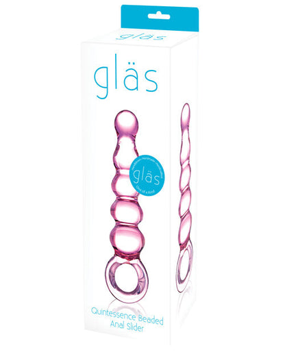 Glas Quintessence Beaded Glass Anal Slider