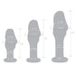 Glas Helmet Head Anal Training Kit - Set of 3