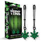 Stoner Vibes Glow In the Dark Adjustable Tweezer Nipple Clamps