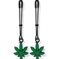 Stoner Vibes Glow In the Dark Adjustable Tweezer Nipple Clamps