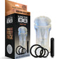 MSTR B8 Squeeze Vibrating Pussy Pack - Kit of 5 Clear