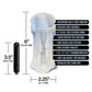 MSTR B8 Squeeze Vibrating Pussy Pack - Kit of 5 Clear