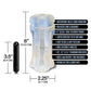 MSTR B8 Hand Cuff Vibrating Stroker Pack - Kit of 5 Clear