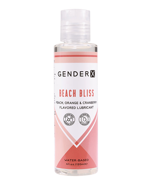 Gender X Flavored Lube - 4 oz Beach Bliss