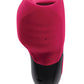 Gender X Body Kisses Vibrating Suction Massager - Red/Black