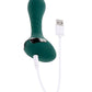 Gender X Goes Anywhere Vibrating Silicone Plug - Teal