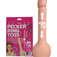 Inflatable Pecker Ring Toss - Asst. Color Rings