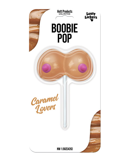 Lusty Lickers Boobie Pop - Caramel Lovers