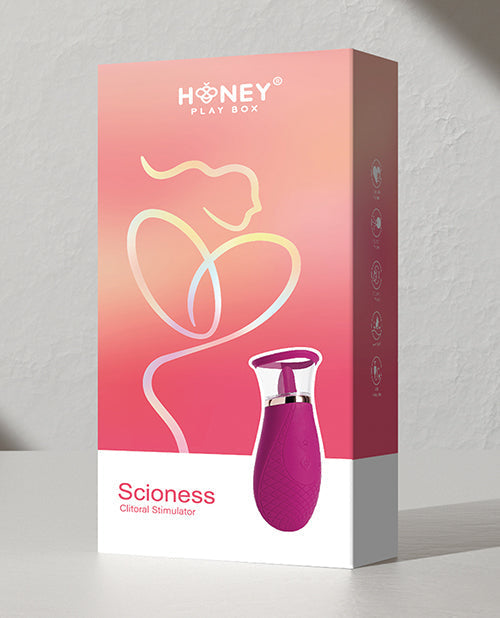 Scioness Sucking and Licking Clitoral Stimulator - Pink