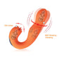 Joi Pro Rotating Head G-Spot Vibrator & Clit Licker w/Remote - Orange