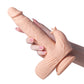 Colter App Controlled Vibrator | Ivory Realistic Dildo | 8.5" Big Dildo | Thrusting Vibrator with Clit Licker