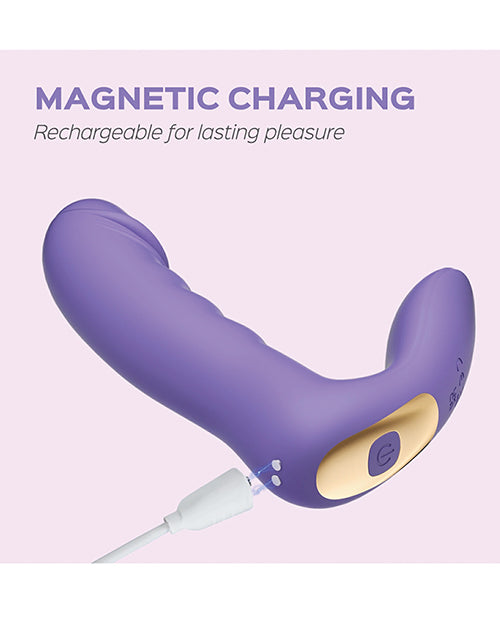 RORA App Controlled Vibrator | Rotating G-Spot Vibrator | Purple Clit Vibrator Stimulator | Best Vibrator for Women