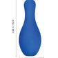 Striker the Bowling Pin Vibrator - Blue