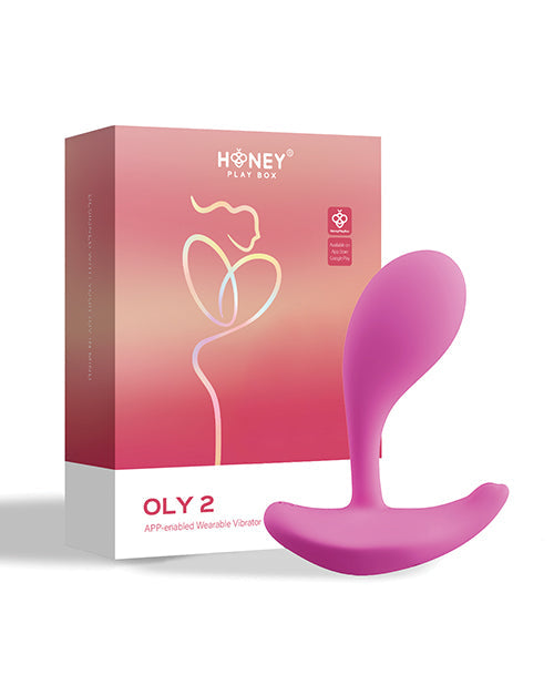 Oly 2 Pressure Sensing App-Enabled Wearable Clit & G Spot Vibrator - Pink