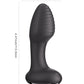 Frenzy Rotating Butt Plug - Black