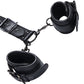 Kinky Play Box Locking Harness Collar to Wrist Restraints - Black