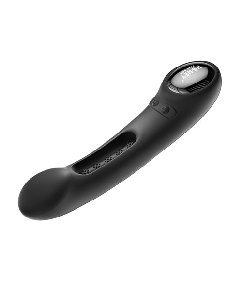 Tempo Phone Vibrator | Pressure Sensing App Controlled Vibrator | Black Flapping G Spot Vibrator