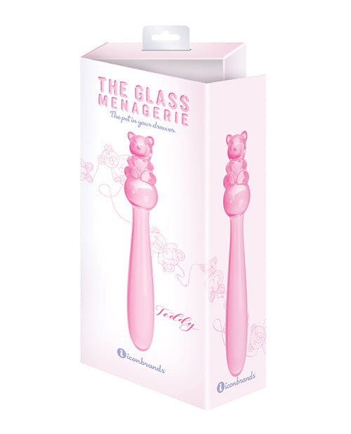 Glass Menagerie Realistic Dildo | Teddy Glass Dildo | Pink Dildo | Best Dildo | Large Dildo