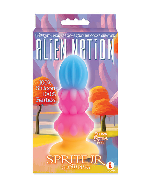 Alien Nation Butt Plug | Sprite Jr Anal Toys | Glow in the Dark Anal Plug