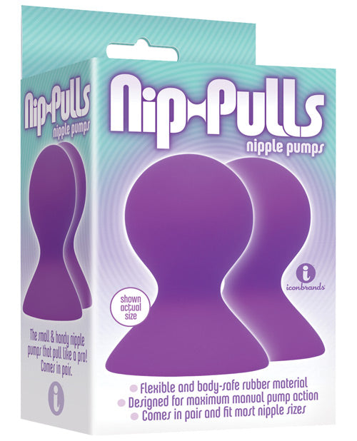 9's Silicone Nip Pulls - Violet