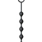 9's S Drops Silicone Anal Beads - Black