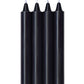 9's Make Me Melt Sensual Warm Drip Candles - Jet Black Pack of 4