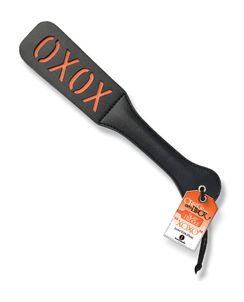 9's Orange is the New Black Slap Paddle - XOXO