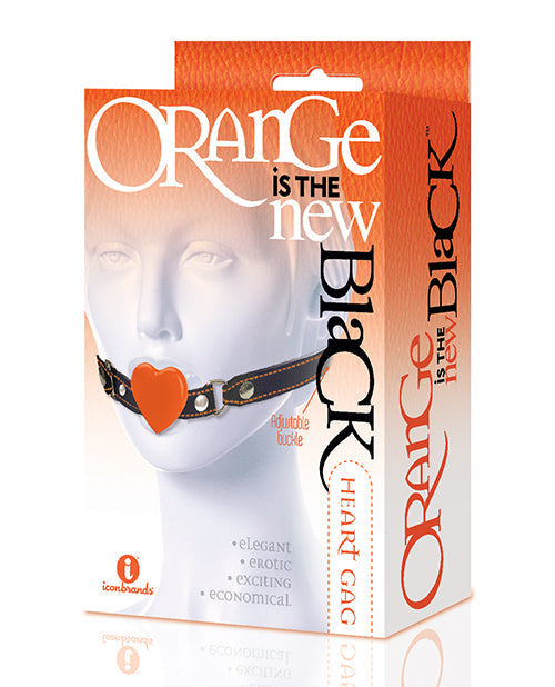 9's Orange is the New Black Silicone Heart Gag