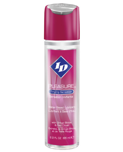 ID Pleasure Water-based Tingling Lubricant - 2.2 oz Flip Cap Bottle